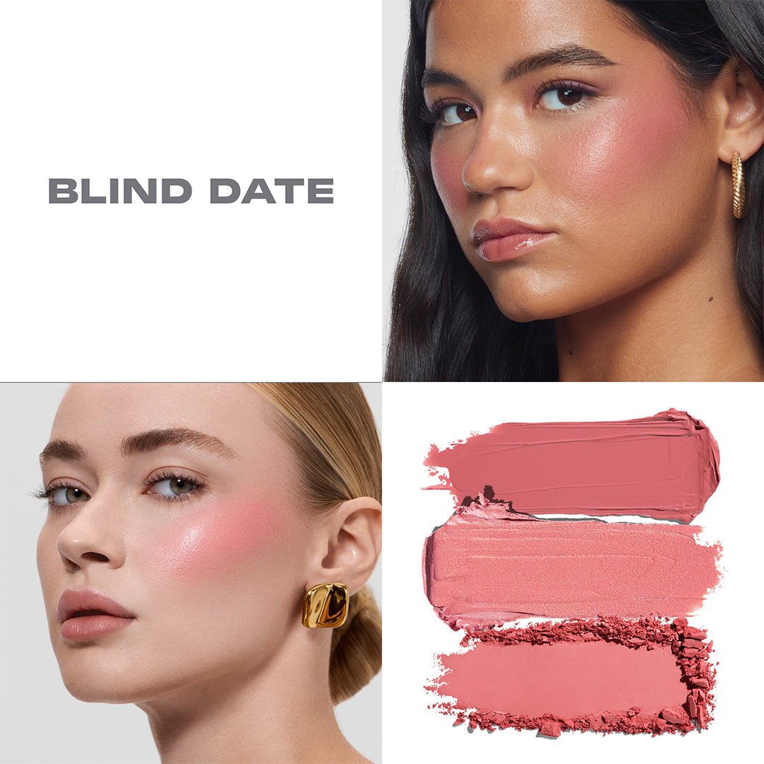 Morphe Cheek Thrills Multi-Finish Face Trio Face Palette - XOXO cosmetics