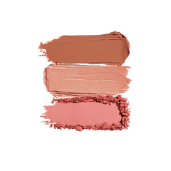 Morphe Cheek Thrills Multi-Finish Face Trio Face Palette - XOXO cosmetics