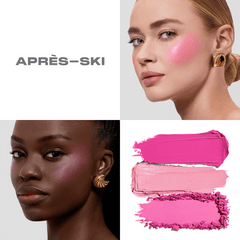 Morphe Cheek Thrills Multi-Finish Face Trio Face Palette - XOXO cosmetics