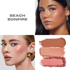 Morphe Cheek Thrills Multi-Finish Face Trio Face Palette - XOXO cosmetics