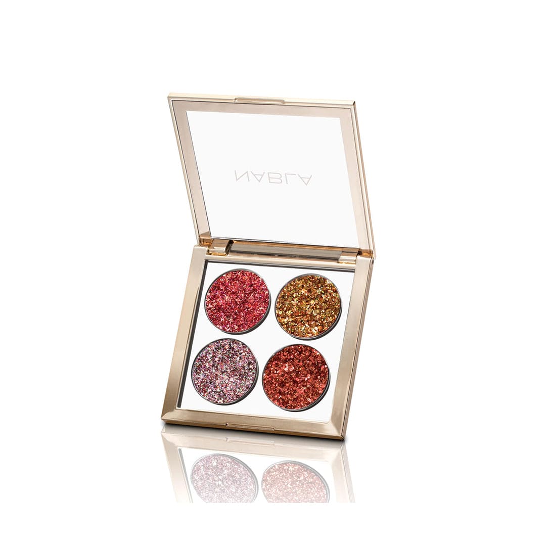 NABLA Cosmetics Ruby Lights Glitter Palette Eyeshadow - XOXO cosmetics