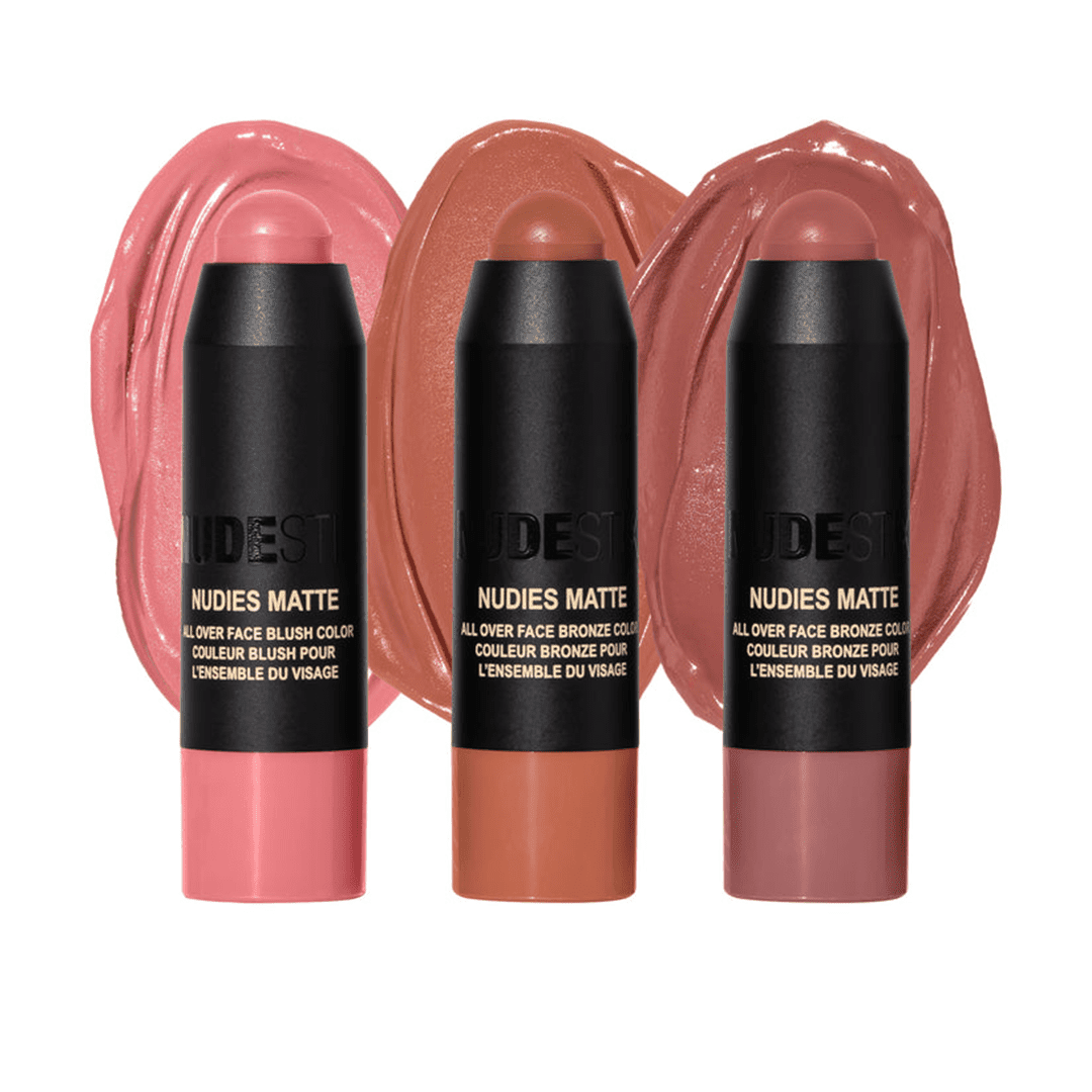 NUDESTIX Sunkissed Blush & Bronze Mini Kit - 3Pcs Blush - XOXO cosmetics