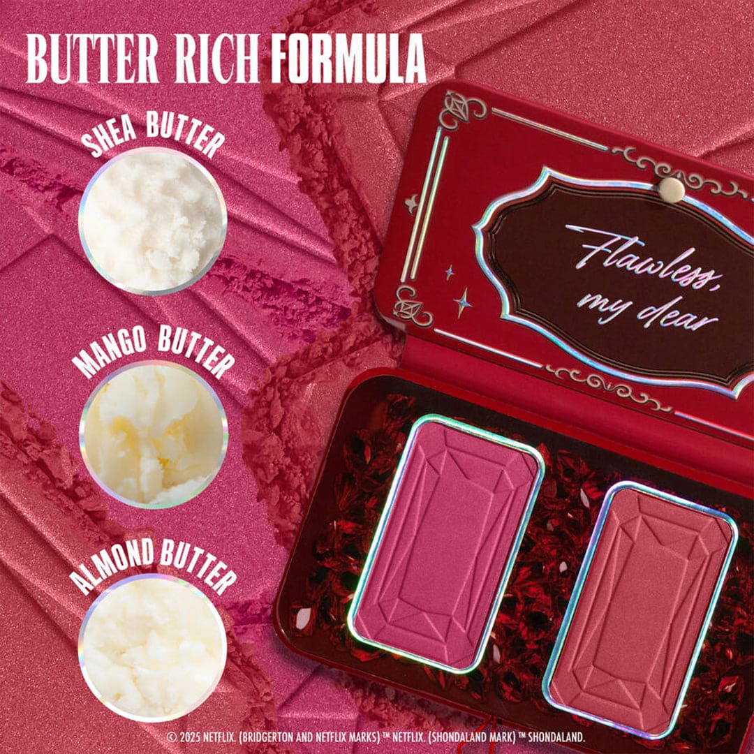 NYX Bridgerton Royal Blush Palette - The Queen Blush Palette - XOXO cosmetics