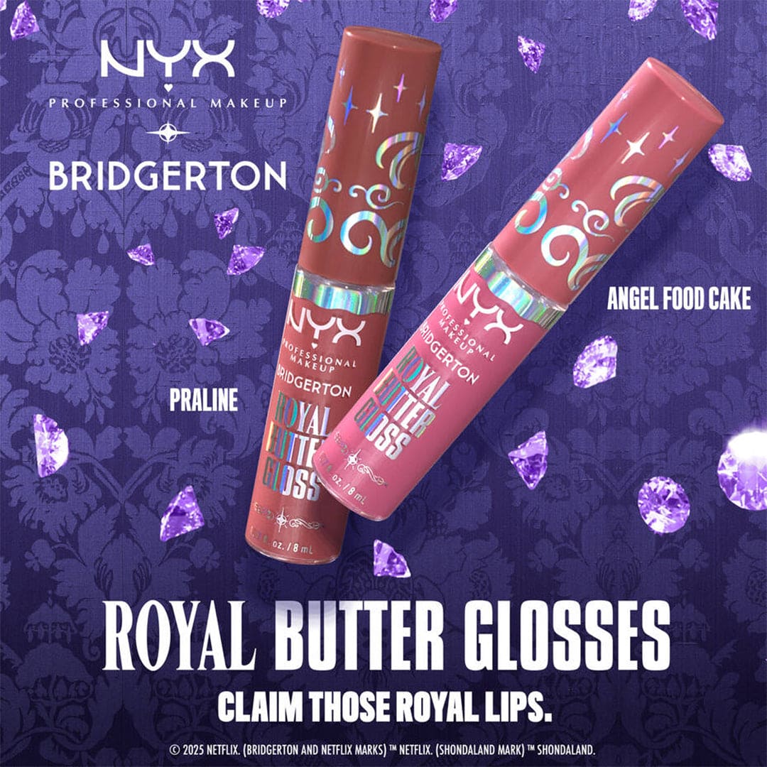 NYX Bridgerton Royal Butter Gloss Lip Gloss - XOXO cosmetics
