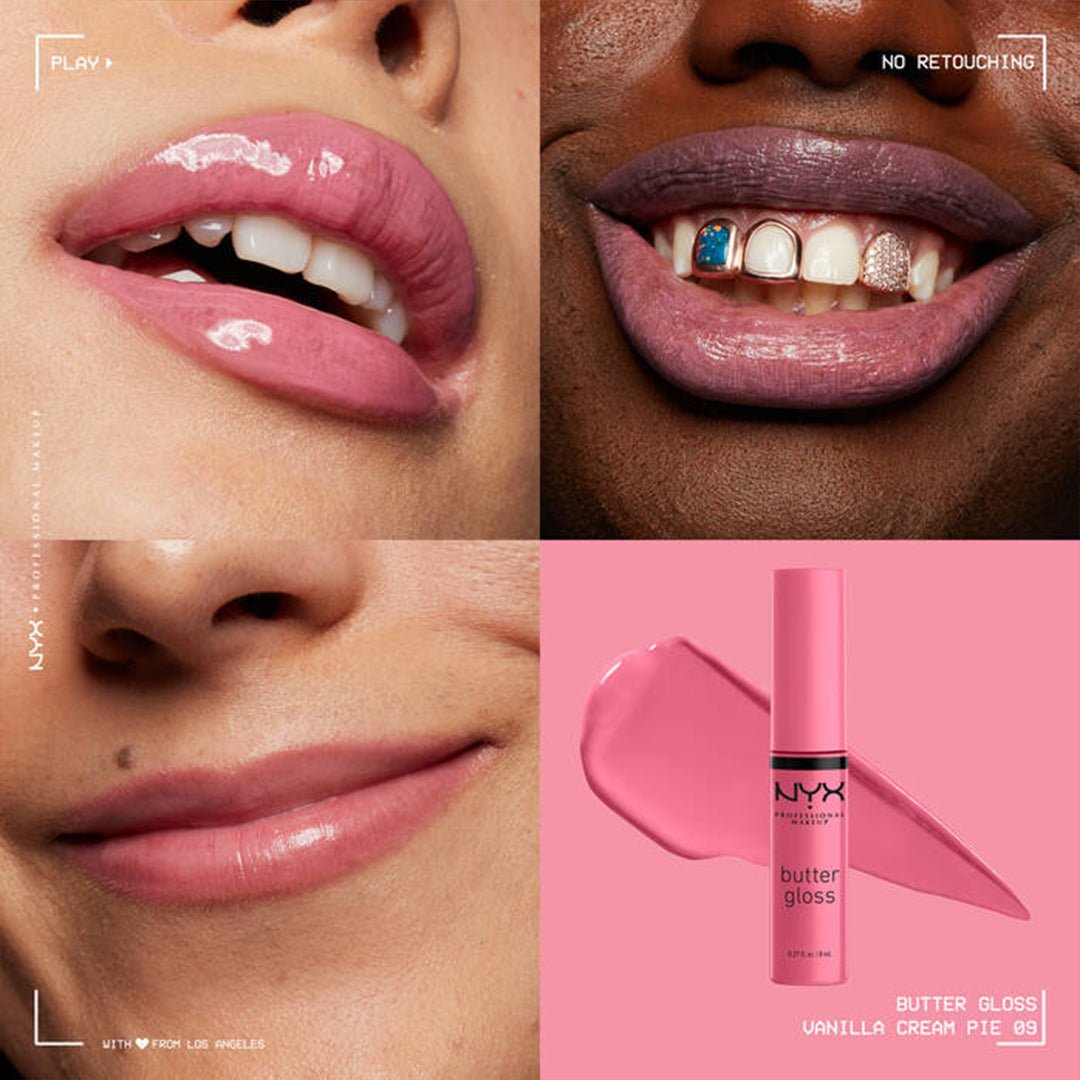 NYX Butter Gloss Non-Sticky Lip Gloss Liquid Lipstick - XOXO cosmetics