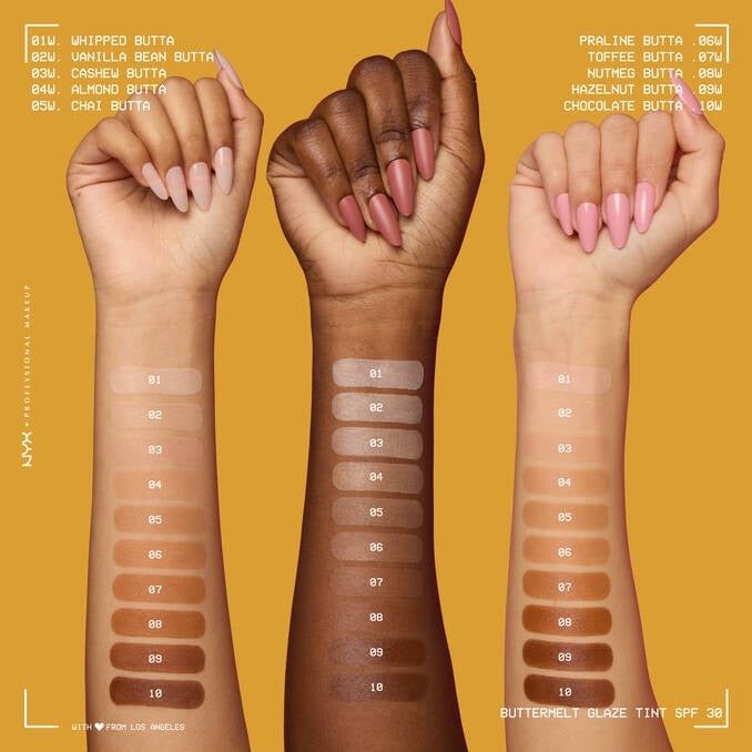 NYX Buttermelt Glaze Soft Glow Tint + SPF30 Foundation - XOXO cosmetics