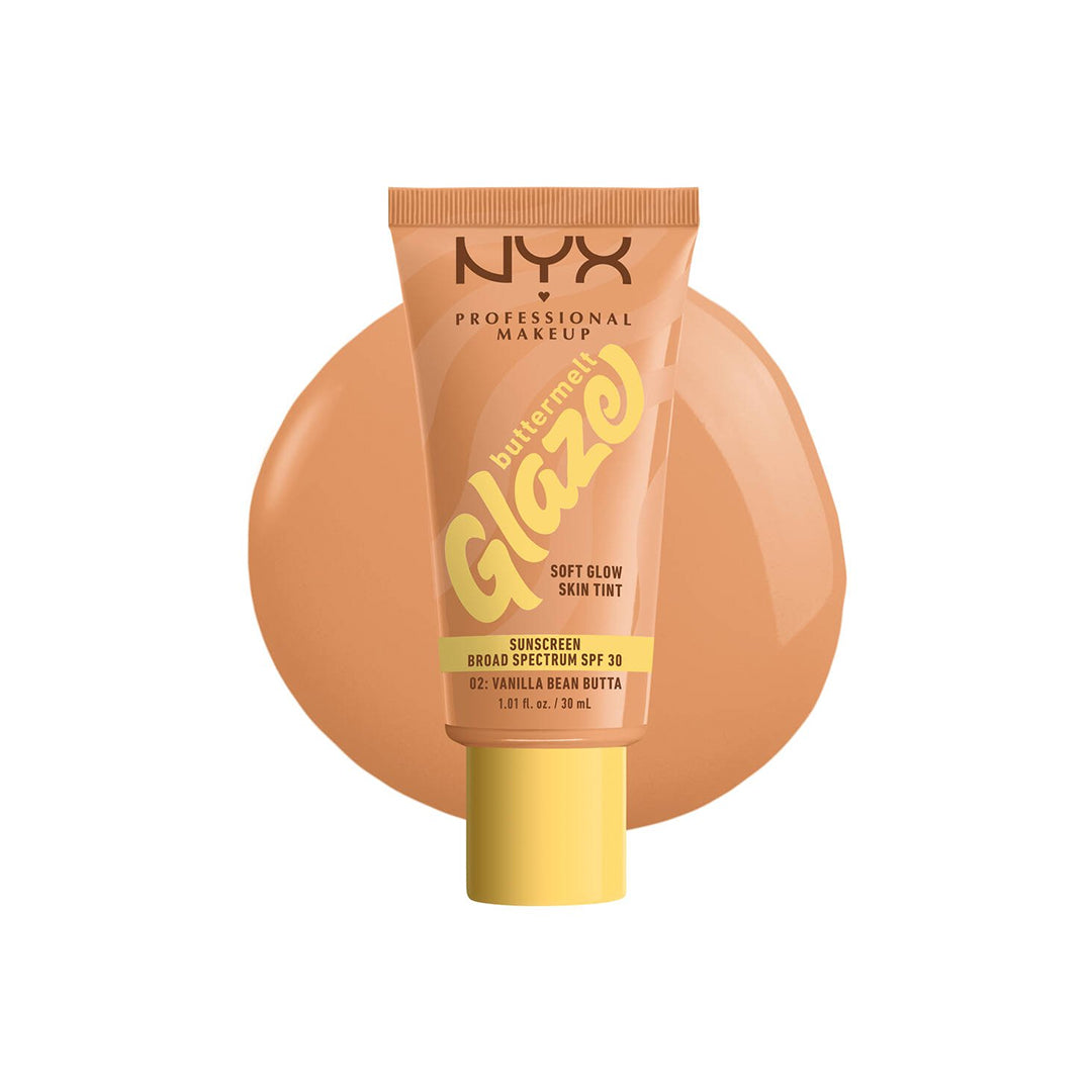 NYX Buttermelt Glaze Soft Glow Tint + SPF30 Foundation - XOXO cosmetics