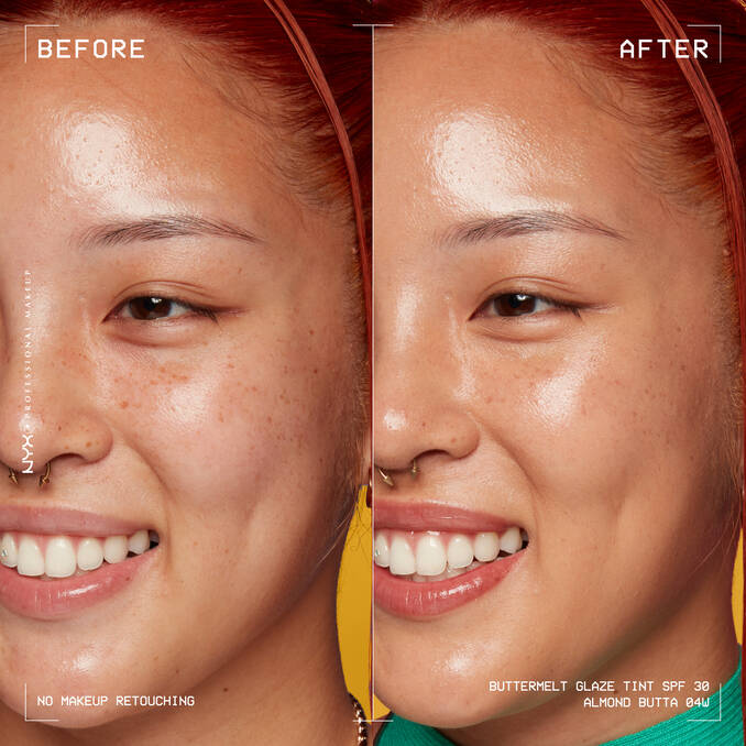NYX Buttermelt Glaze Soft Glow Tint + SPF30 Foundation - XOXO cosmetics