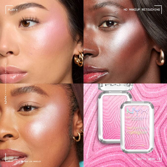 NYX Buttermelt Highlighter Highlighter - XOXO cosmetics
