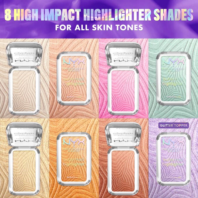 NYX Buttermelt Highlighter Highlighter - XOXO cosmetics