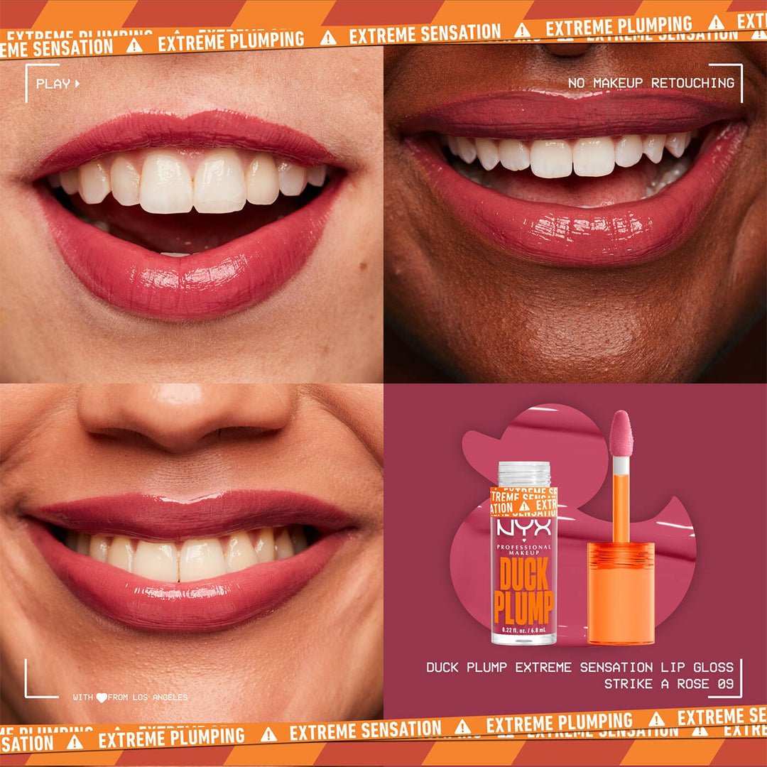 NYX Duck Plump High Pigment Plumping Lip Gloss Lip Plumper - XOXO cosmetics