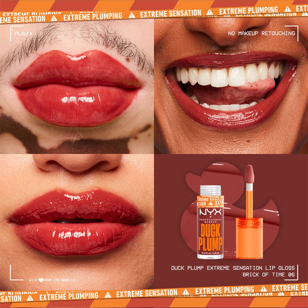NYX Duck Plump High Pigment Plumping Lip Gloss Lip Plumper - XOXO cosmetics