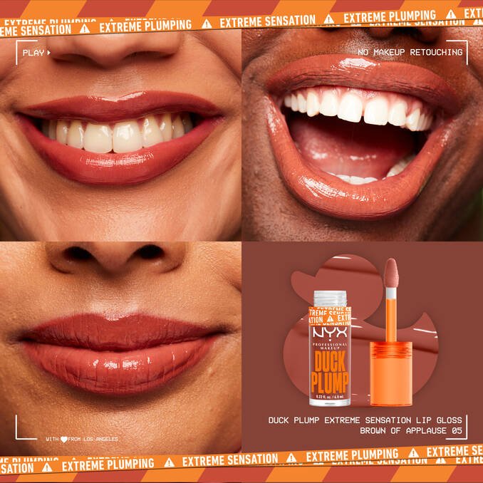 NYX Duck Plump High Pigment Plumping Lip Gloss Lip Plumper - XOXO cosmetics