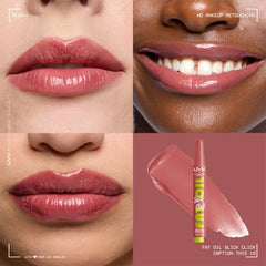 NYX Fat Oil Slick Click Shiny Lip Balm Lip Gloss - XOXO cosmetics