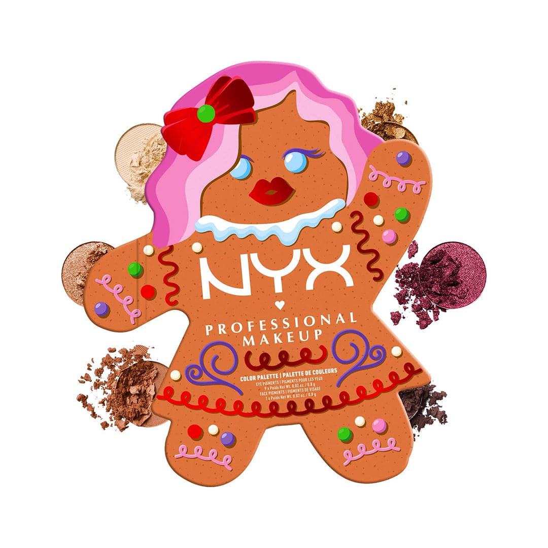 NYX Holiday Gingerbaddie Palette Eyeshadow - XOXO cosmetics