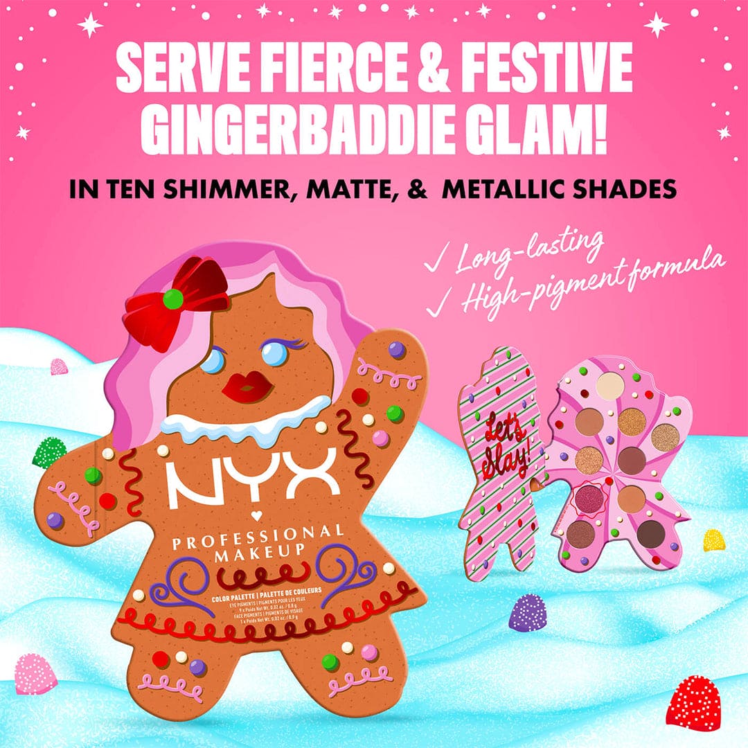 NYX Holiday Gingerbaddie Palette Eyeshadow - XOXO cosmetics