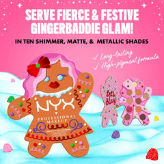 NYX Holiday Gingerbaddie Palette Eyeshadow - XOXO cosmetics