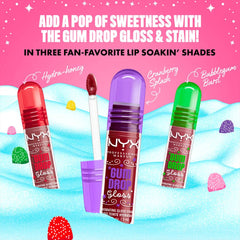 NYX Holiday Gum Drop Hydrating Gloss Serum Lip Gloss - XOXO cosmetics