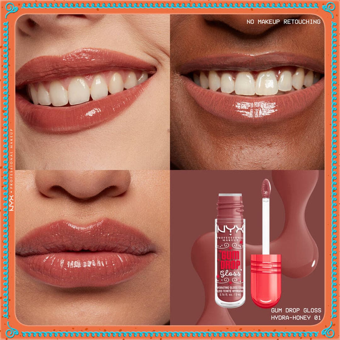 NYX Holiday Gum Drop Hydrating Gloss Serum Lip Gloss - XOXO cosmetics