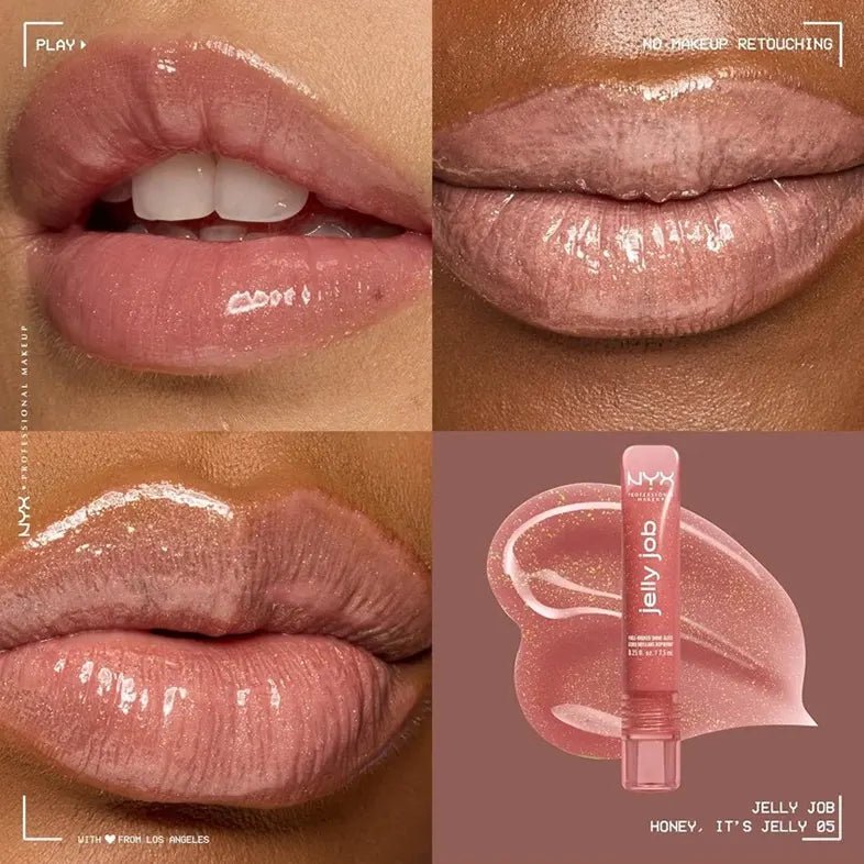 NYX Jelly Job Full-Bodied High Shine Gloss Lip Gloss - XOXO cosmetics