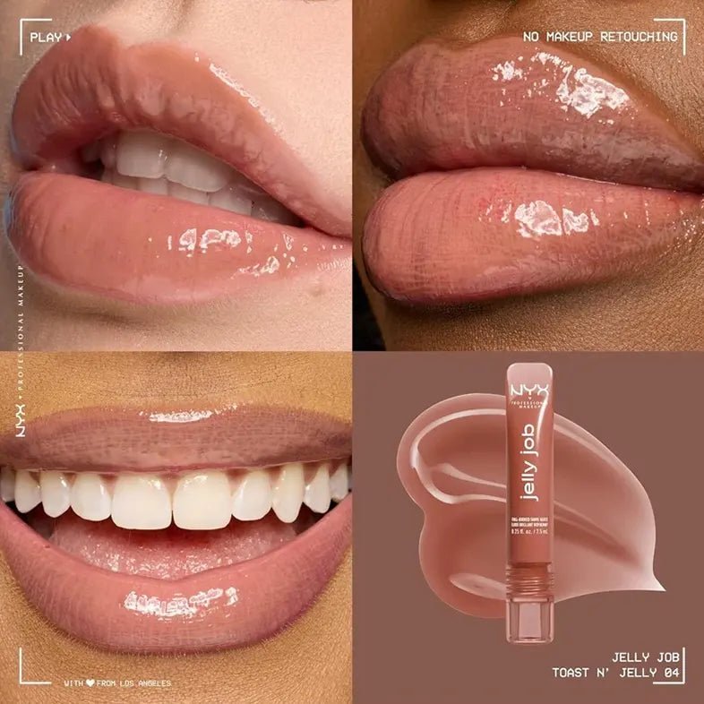 NYX Jelly Job Full-Bodied High Shine Gloss Lip Gloss - XOXO cosmetics
