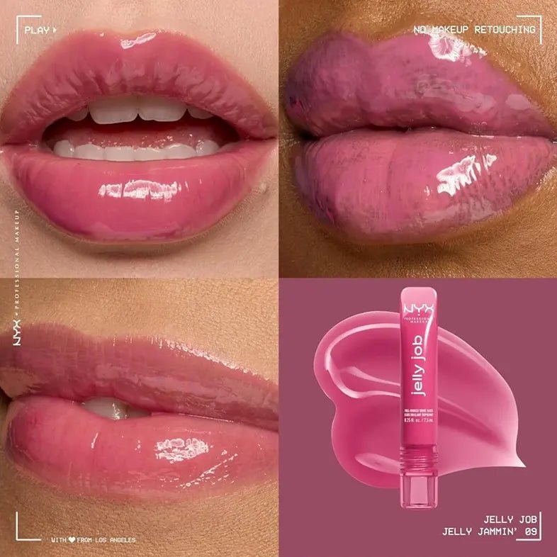 NYX Jelly Job Full-Bodied High Shine Gloss Lip Gloss - XOXO cosmetics