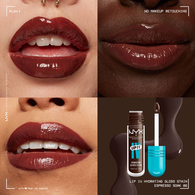 NYX Lip I.V. Hydrating Gloss Serum Lip Gloss - XOXO cosmetics