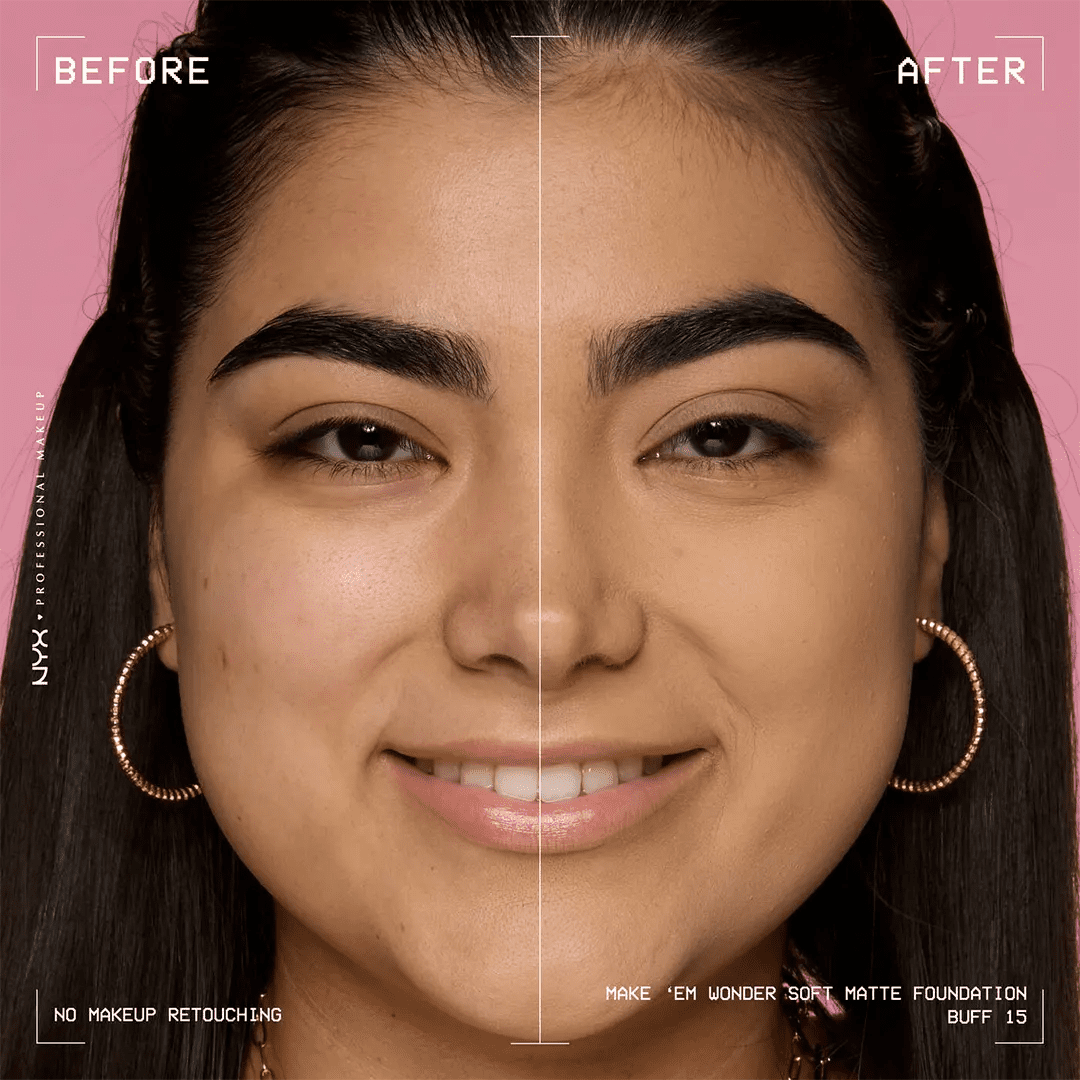 NYX Make ‘Em Wonder Soft Matte Buildable Foundation Foundation - XOXO cosmetics