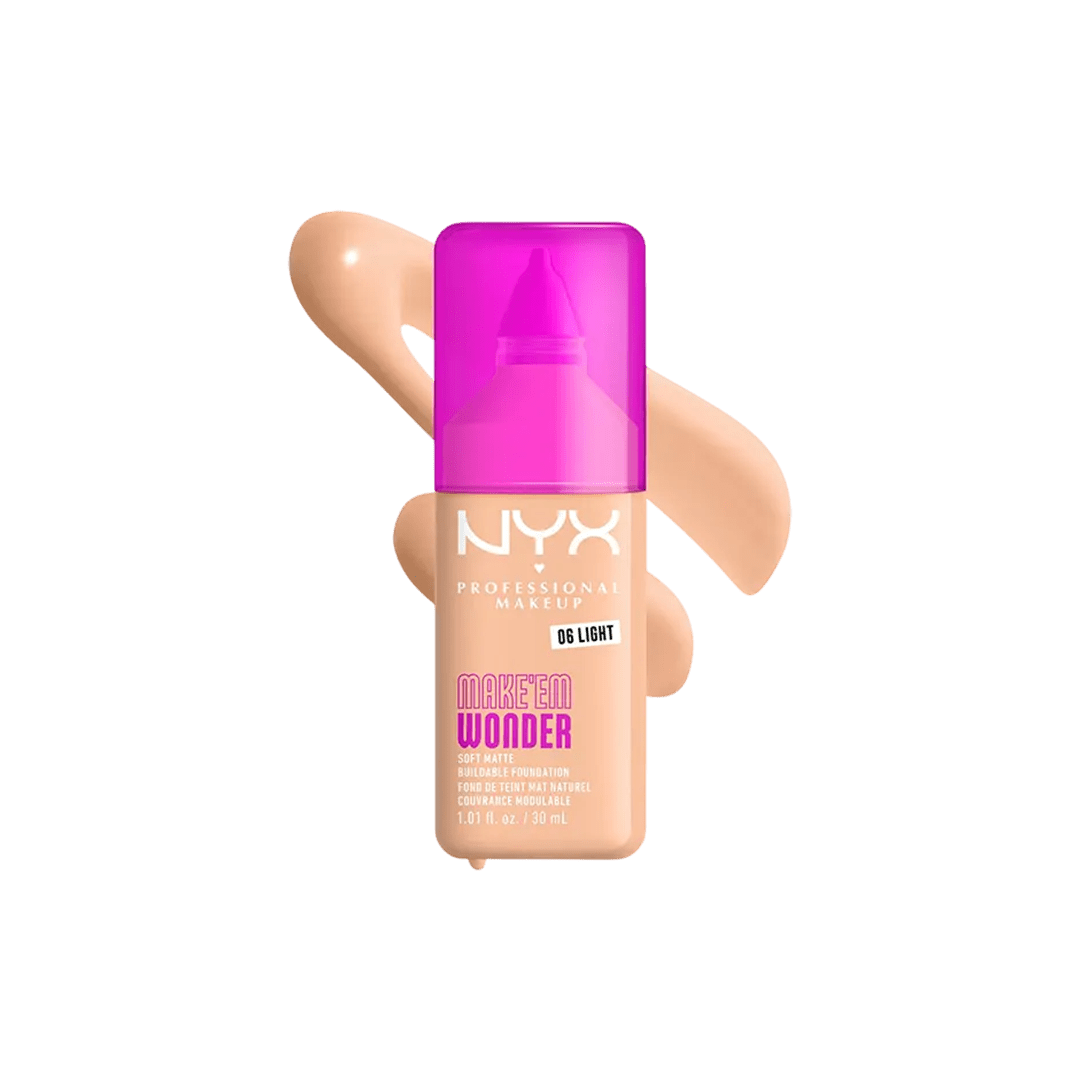 NYX Make ‘Em Wonder Soft Matte Buildable Foundation Foundation - XOXO cosmetics