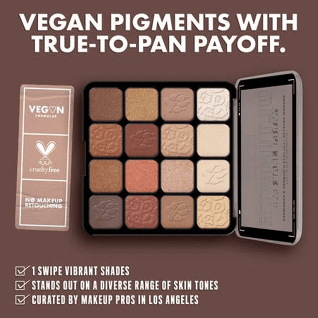 NYX Ultimate Shadow Palette - Warm Neutrals Eyeshadow - XOXO cosmetics