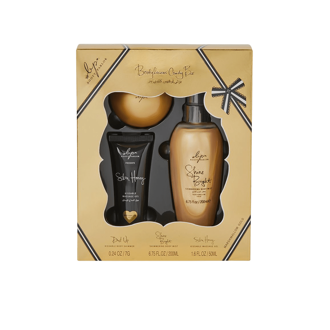 Nayomi Bootylicious Candy Bar Marshmallow Gold Gift Set body - XOXO cosmetics