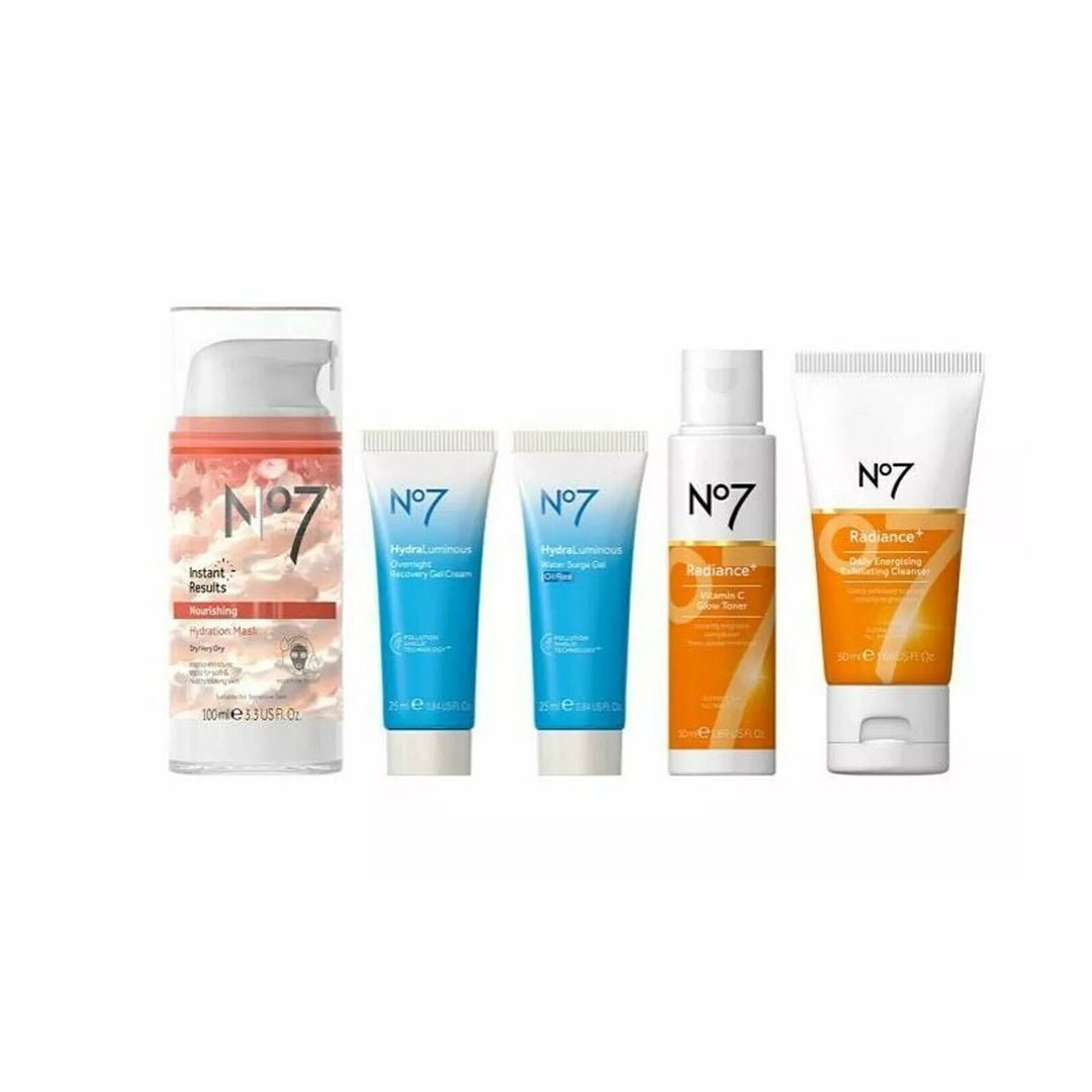 No7 Time to Glow - Radiance Collection Skin Care Set - XOXO cosmetics