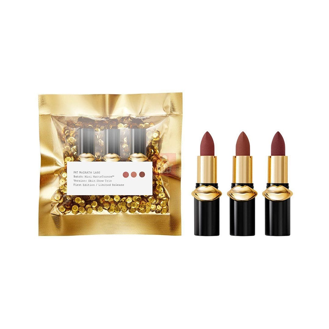 Pat Mcgrath Labs Mini MatteTrance™ Lipstick Skin Show Trio Lipstick - XOXO cosmetics