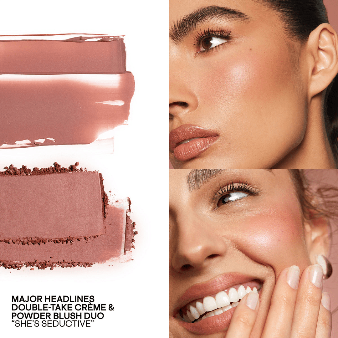 Patrick Ta Double-Take Creme & Powder Blush Mini Size Blush - XOXO cosmetics