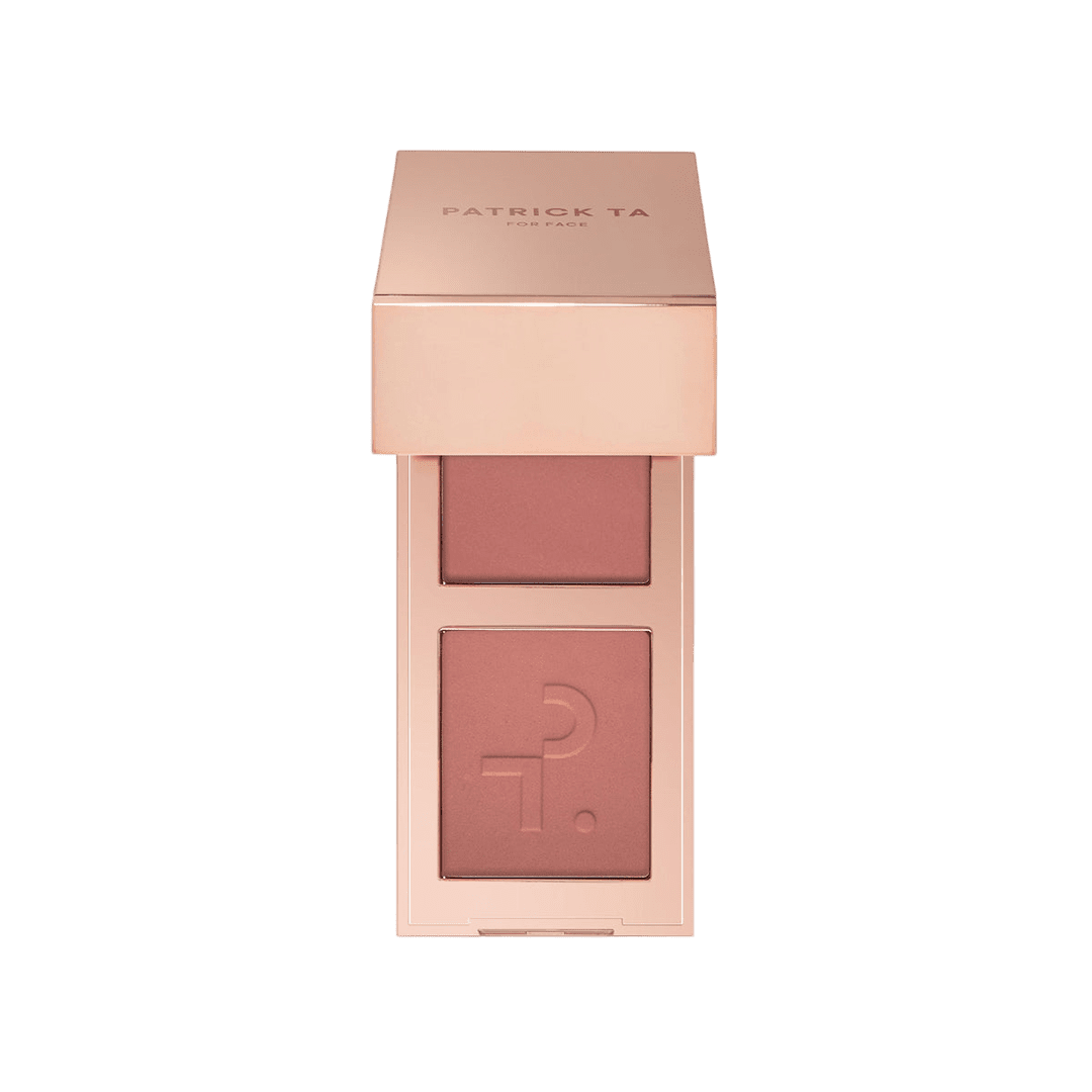 Patrick Ta Double-Take Creme & Powder Blush Mini Size Blush - XOXO cosmetics