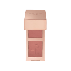 Patrick Ta Double-Take Creme & Powder Blush Mini Size Blush - XOXO cosmetics
