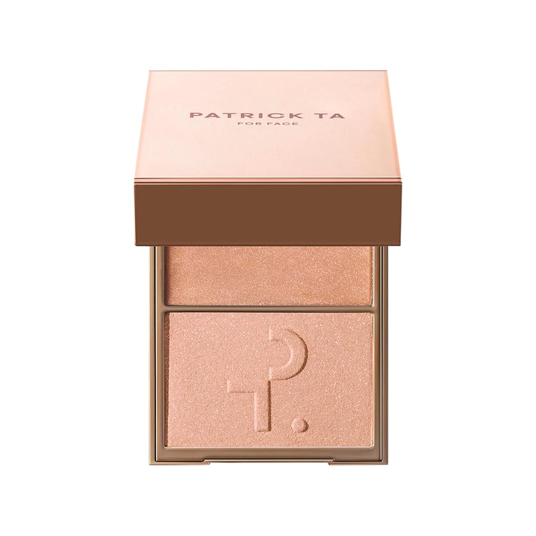 Patrick Ta Major Glow Creme & Powder Light Reflecting- Translucent Highlighter Duo Highlighter - XOXO cosmetics