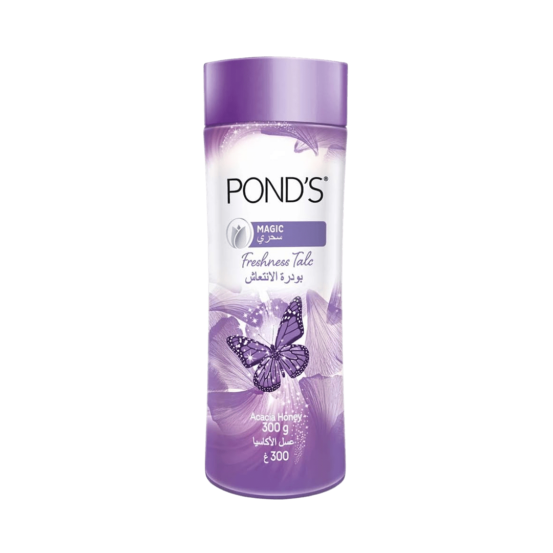 Pond's Magic Freshness Talc Powder Fragrance With Acacia Honey - 300g Body Powder - XOXO cosmetics