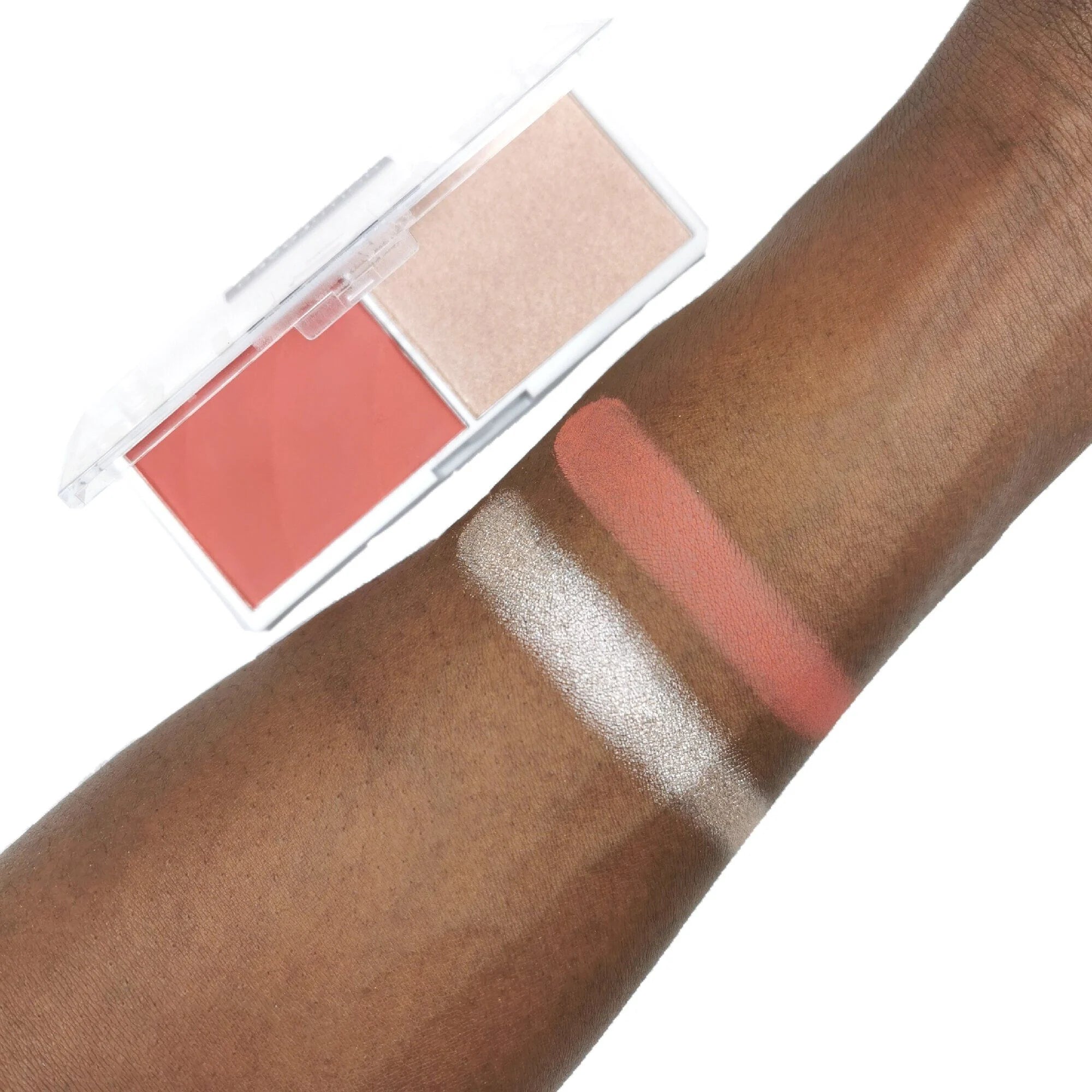 Revolution Colour Play Blushed Duo Blush & Highlighter - XOXO cosmetics