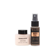 Revolution Mini Matte Heroes Makeup Setting Duo Gift Set - XOXO cosmetics