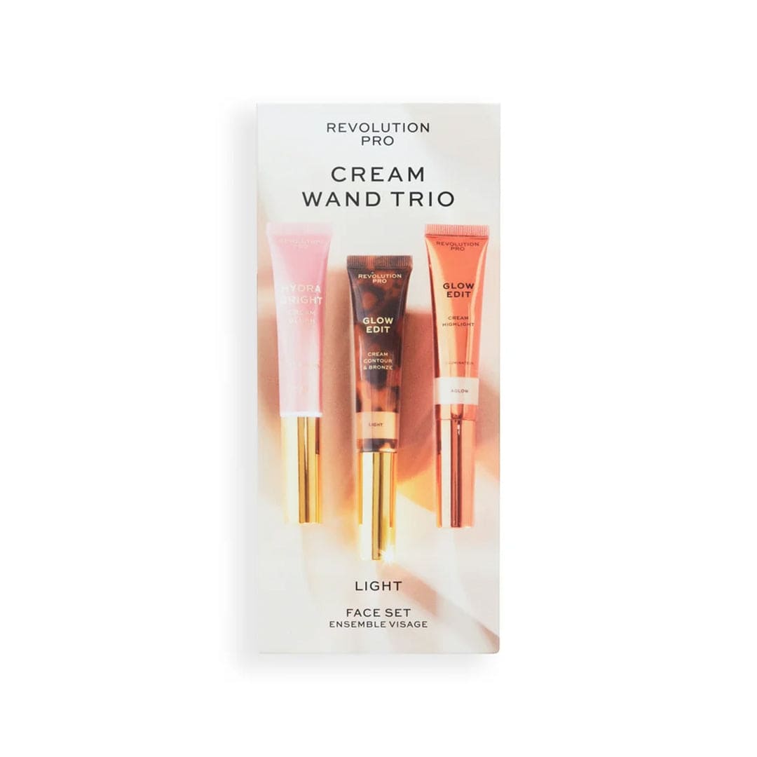 Revolution Pro Cream Face Wand Trio - Light Face Kit - XOXO cosmetics