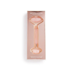 Revolution Rose Quartz Facial Roller Skin Tools - XOXO cosmetics