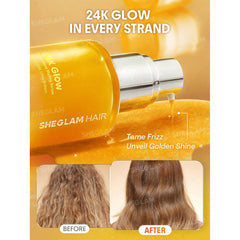 SHEGLAM 24K Glow High Shine Styling Serum Hair Serum - XOXO cosmetics