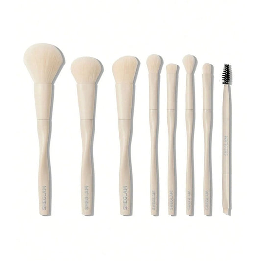 SHEGLAM 8Pcs Pro Core Brush kit Makeup Tools - XOXO cosmetics