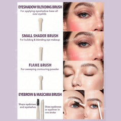 SHEGLAM 8Pcs Pro Core Brush kit Makeup Tools - XOXO cosmetics