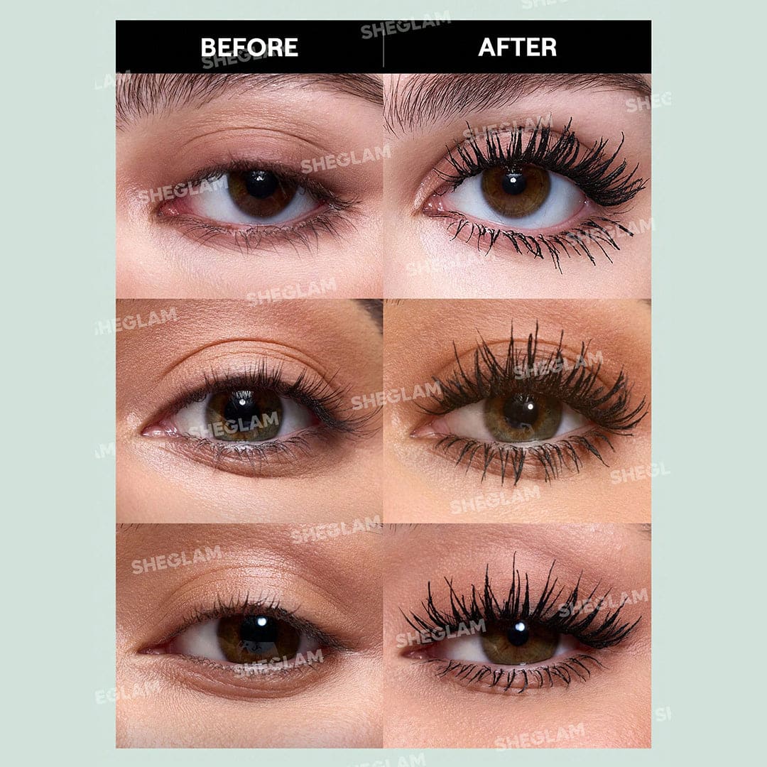 SHEGLAM All-In-One Volume & Length Waterproof Mascara Mascara - XOXO cosmetics