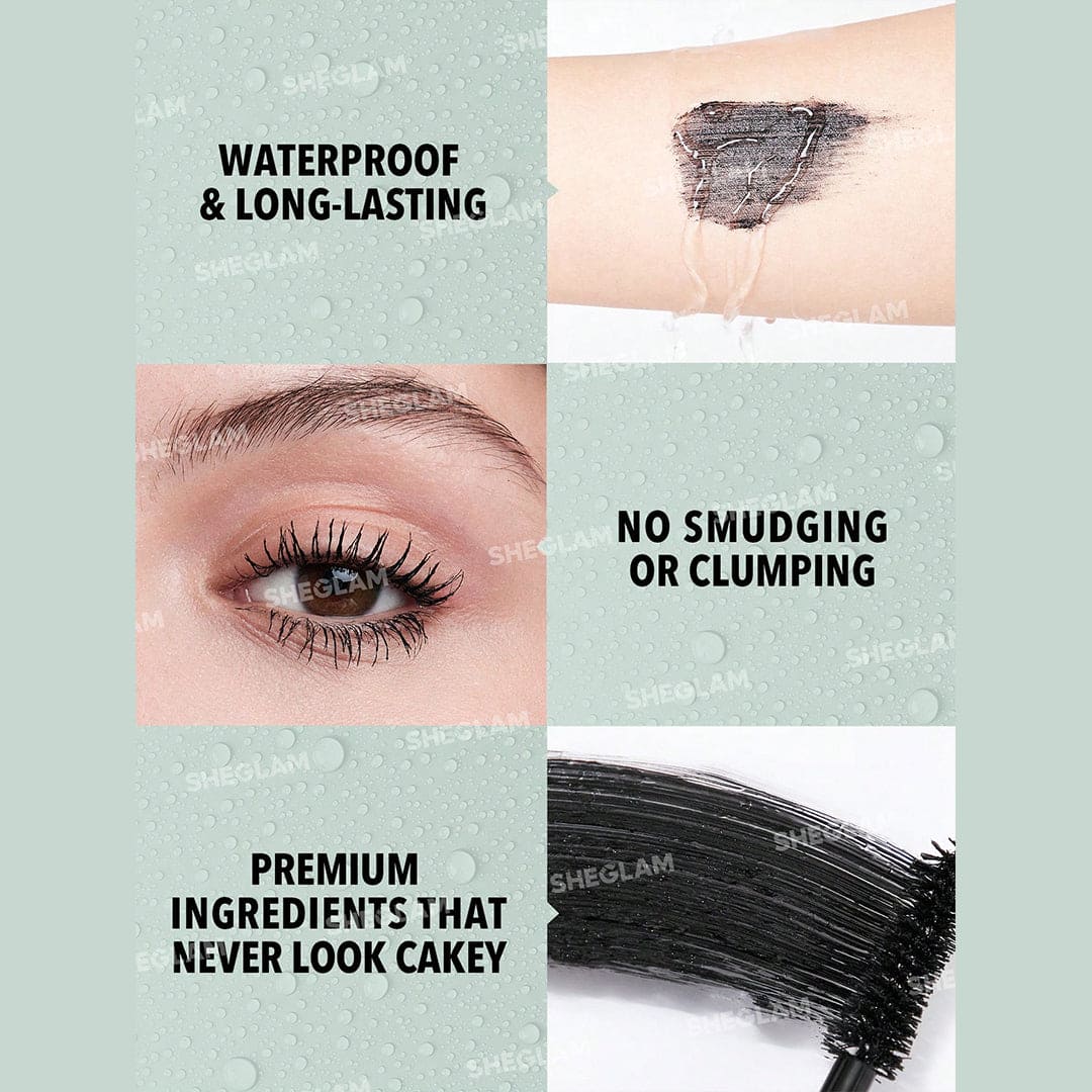 SHEGLAM All-In-One Volume & Length Waterproof Mascara Mascara - XOXO cosmetics