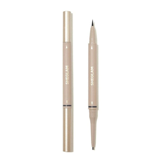 SHEGLAM Brows On Demand 2-in-1 Brow Pencil Eyebrow - XOXO cosmetics