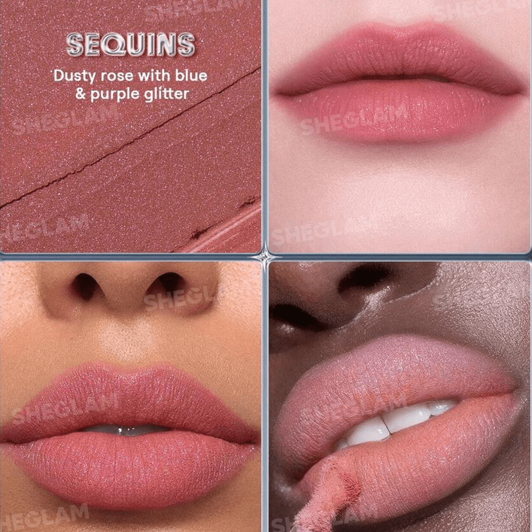 SHEGLAM Glitter Whip Liquid Lipstick Liquid Lipstick - XOXO cosmetics