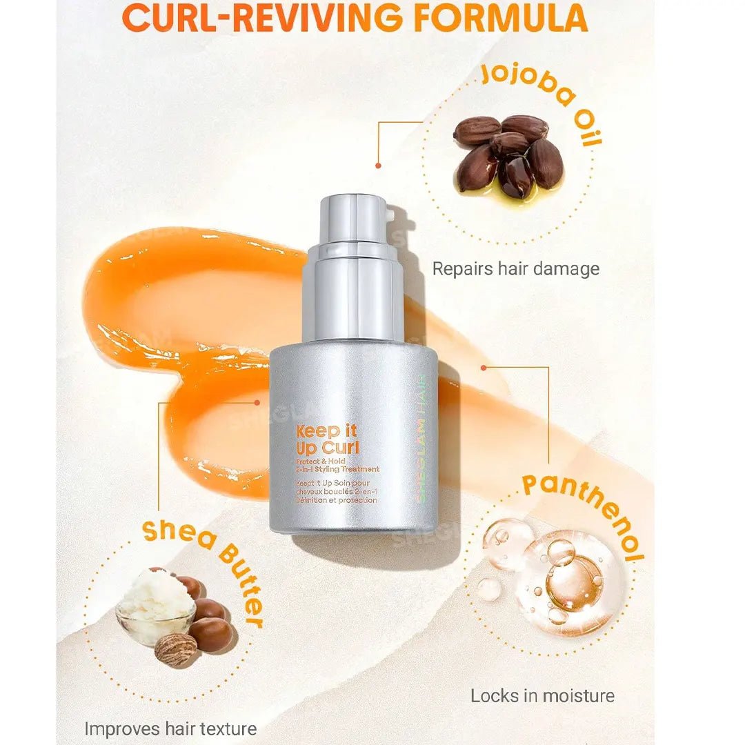 SHEGLAM Keep It Up Curl Protect & Hold 2-in-1 Styling Treatment - 50ml Hair Serum - XOXO cosmetics